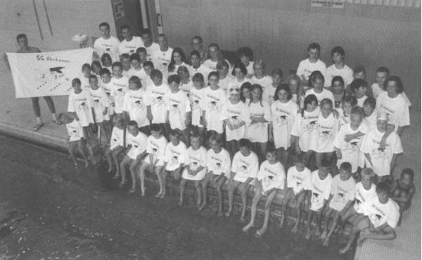 Wettkampfmannschaft anlässlich der 100-Jahr-Feier